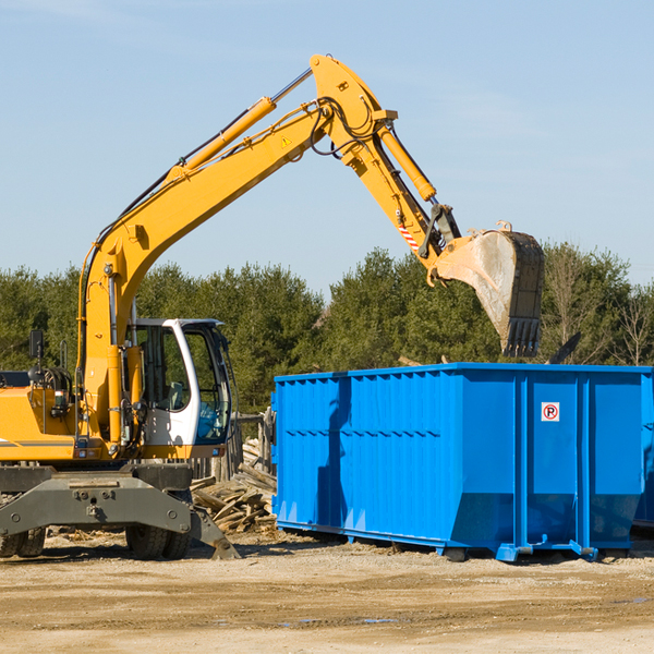 can i rent a residential dumpster for a construction project in North Street MI